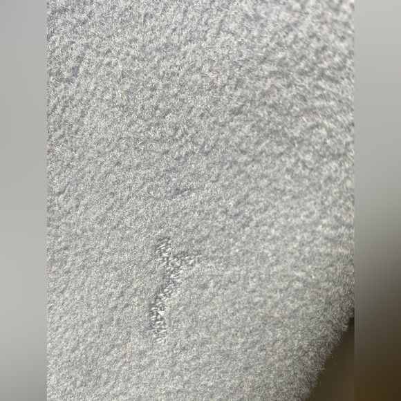 Talbots Baby Blue Pea Coat Buttons Wool Cashmere Beautiful Warm Winter Sz 12 - Picture 11 of 11